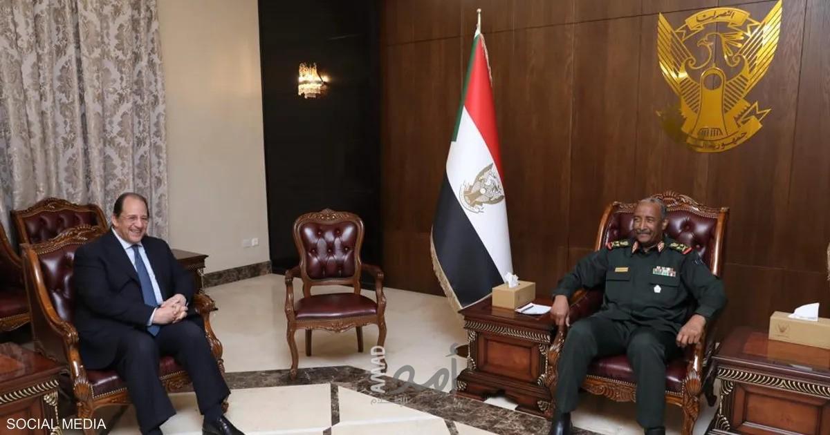 البرهان يتلقى رسالة من السيسي لتعزيز علاقات السودان ومصر