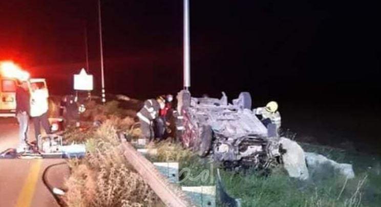 الخليل: وفاة الشاب "منتصر قرعيش" وعدة إصابات جرّاء انقلاب مركبة