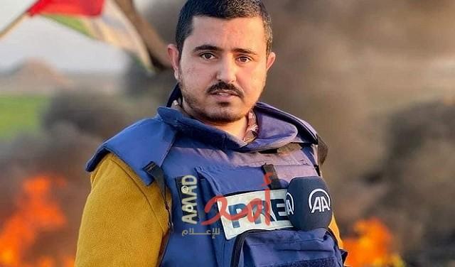 استشهاد المصور الصحفي في وكالة الأناضول منتصر الصواف في قصف على مدينة غزة