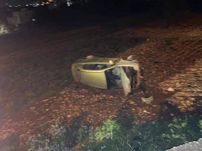 إصابة (4) شبان بإصدام جيب إسرائيلي بمركبتهم في رام الله