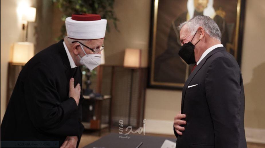 الملك الأردني يؤكد لممثلين عن مجلسي أوقاف وكنائس القدس دعمه لصمود المقدسيين