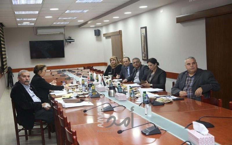 الإحصاء الفلسطيني يعقد اجتماع مع أعضاء مجموعة التمويل الرئيسية للجهاز