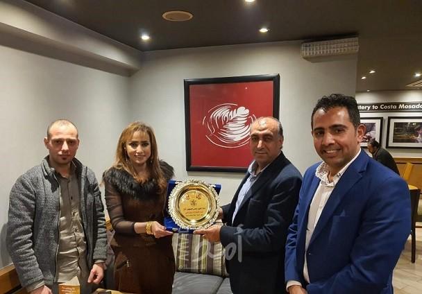 القاهرة: لجنة العلاقات العامة بالتيار الإصلاحي لحركة فتح تكرم الصحفية نادية صبرة