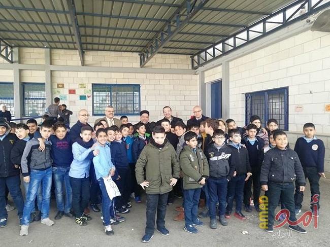 ادعيس يتفقد أكاديمية القرأن الكريم التابعة للجنة زكاة نابلس المركزية