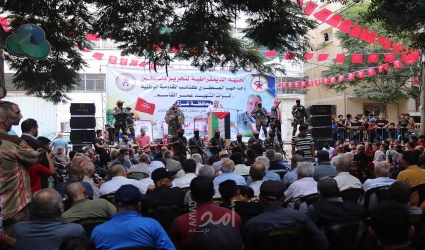 غزة: حفل تأبين الشهيد اللواء أبو نضال سمور