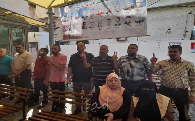 المقاومة الشعبية تشارك  في الاعتصام الأسبوعي لأهالي الأسرى بغزة