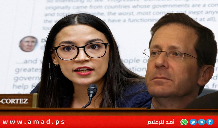النائب الكساندريا كورتيز تنضم إلى قائمة النواب المقاطعين لخطاب هرتسوغ  أمام الكونغرس