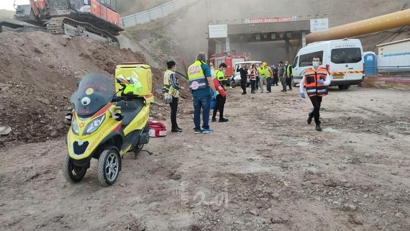 اندلاع حريق في نفق بالجليل وإسرائيل تعلن عن إصابة (8) صينيين- فيديو