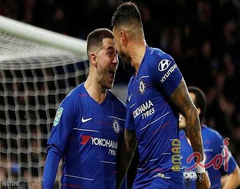 هازارد يساعد تشيلسي في بلوغ قبل نهائي كأس الرابطة