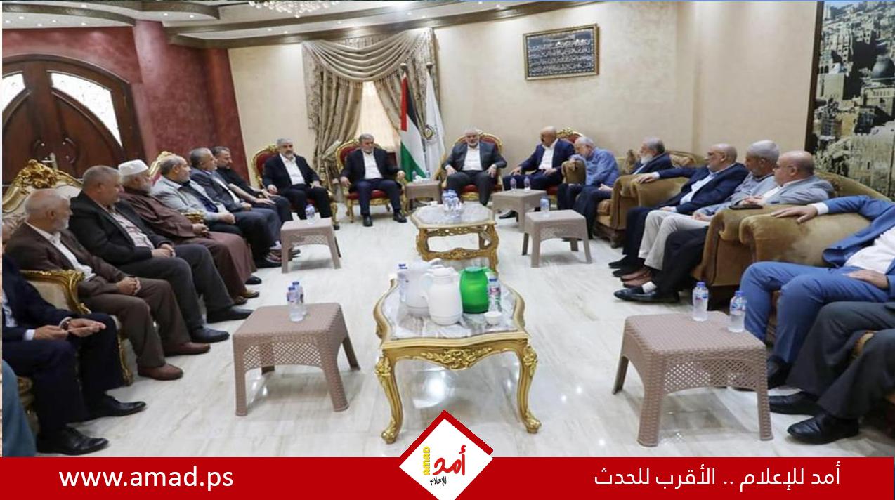 المشهراوي يلتقي قيادة حركتي حماس والجهاد في القاهرة- صور