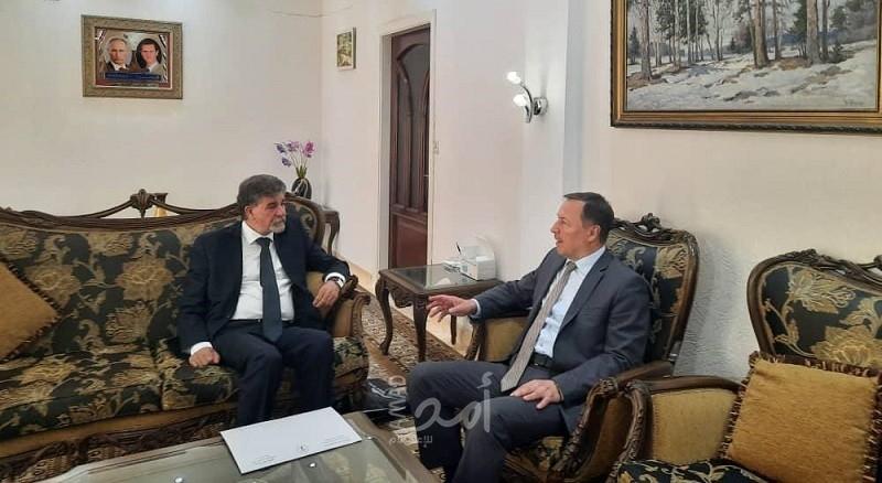 السفير عبد الهادي يبحث مع المبعوث الخاص للرئيس الروسي آخر تطورات الأوضاع في فلسطين