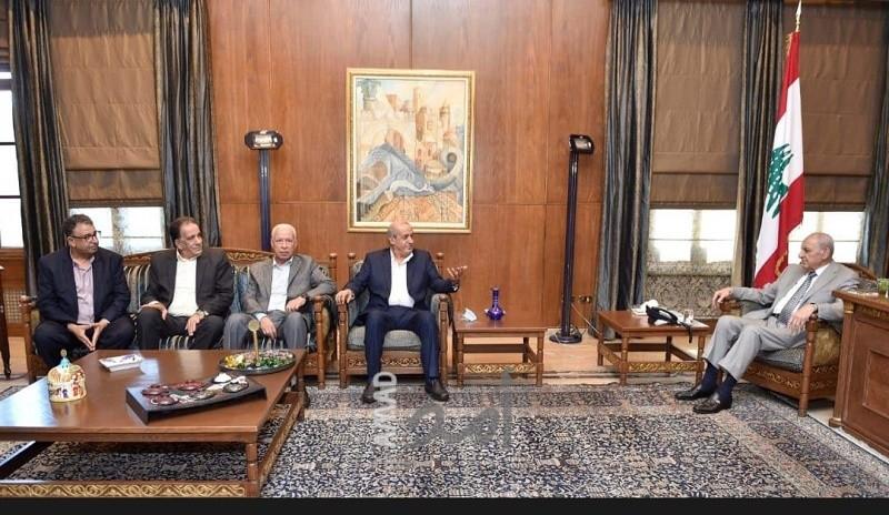 " الشعبيّة" تلتقي " نبيه بري" لبحث  التطورات الراهنة  وسبل إسقاط المؤامرة ضد اللاجئين