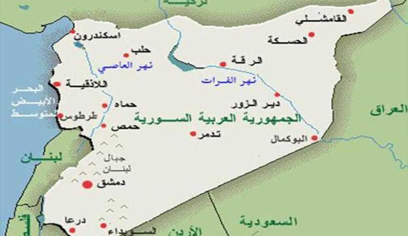 مركز يتعامل مع الاستخبارات الامريكية يضع خطة لتقسيم سوريا