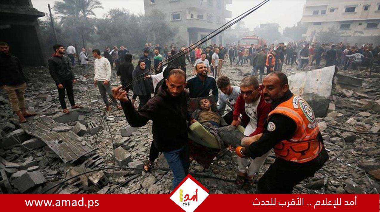 شهداء وجرحى إثر قصف جيش الاحتلال مركبة ومجموعة من المواطنين بمدينة غزة