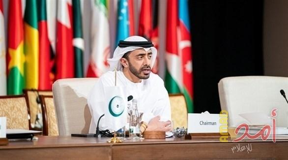 خلال لقاء ماس...عبد الله بن زايد: حادث الفجيرة اعتداء على الإمارات وسلامة الملاحة