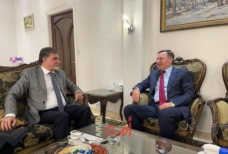 "عبد الهادي" ومبعوث بوتين الخاص يبحثان آخر تطورات الأوضاع في المنطقة