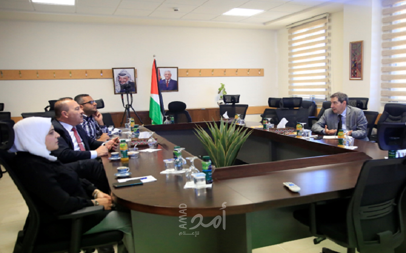 المدرسة الوطنية تبحث مع مستشار ومنسق سيجما في فلسطين آفاق التعاون