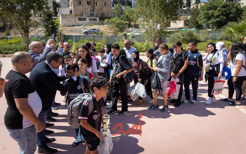 وكالة بيت مال القدس تنظم حفل استقبال للأطفال العائدين من المغرب