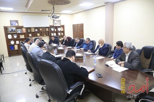 رئيس البلدية يلتقي صندوق تطوير وإقراض الهيئات المحلية والمجلس المحلي للتنمية الاقتصادية