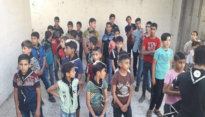 مجموعة العودة الكشفية بغرب غزة تنظم افطاراً جماعياً لأعضائها