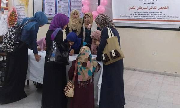 مركزي صحة المرأة في جباليا والبريج ينظمان يوماً طبيا في الجامعة الاسلامية