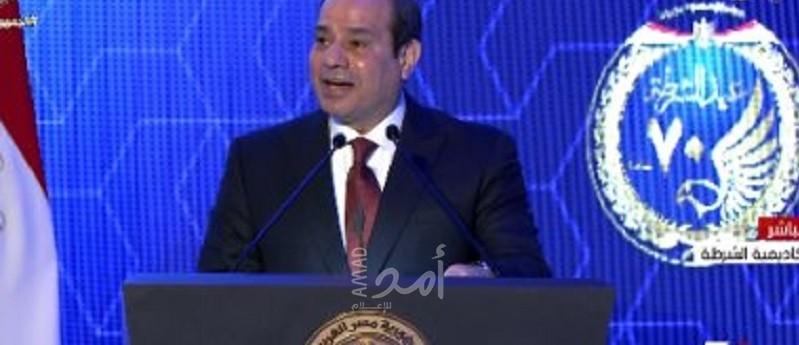 السيسي: دحر الإرهاب إنجاز كبير و"ثورة 25 يناير" عبرت عن تطلع المصريين لبناء مستقبل جديد