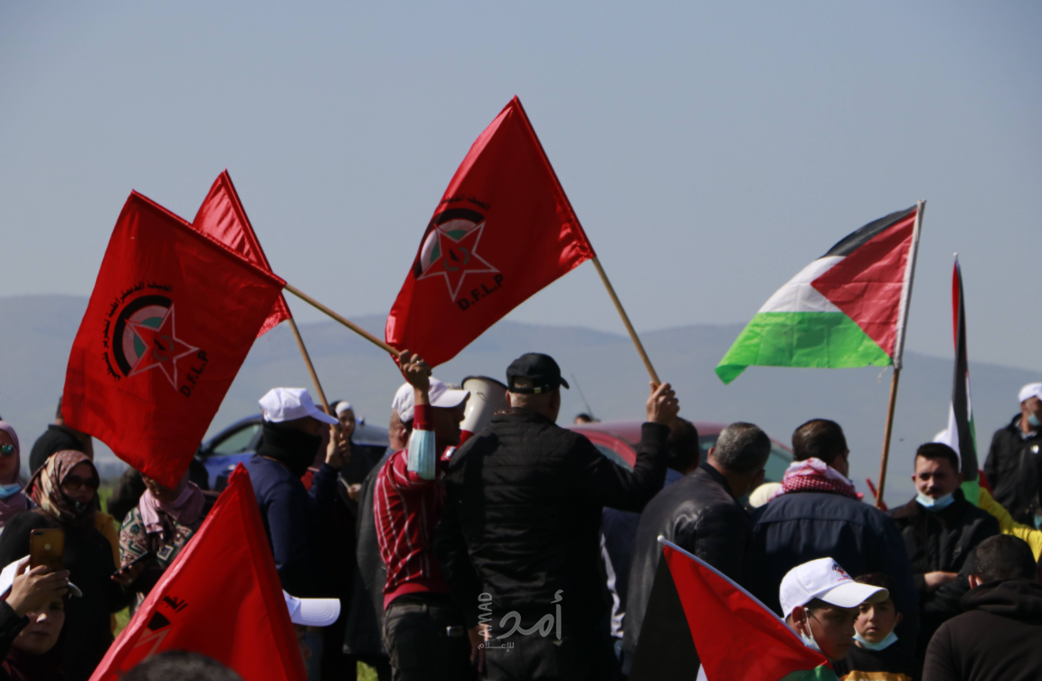 الديمقراطية تنظم مسيرة في الأغوار الشمالية