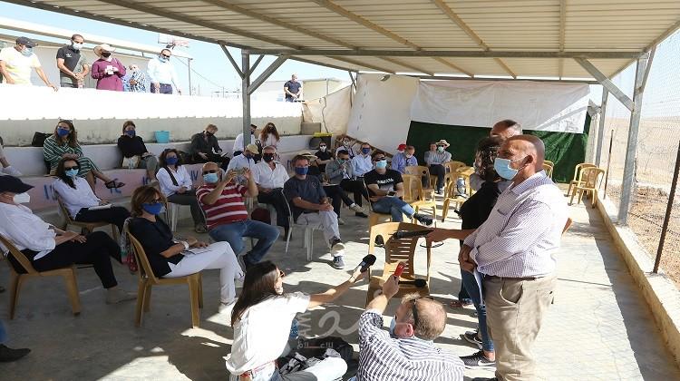 رؤساء بعثات دول أوروبية يطلعون على معاناة المواطنين جنوب الخليل
