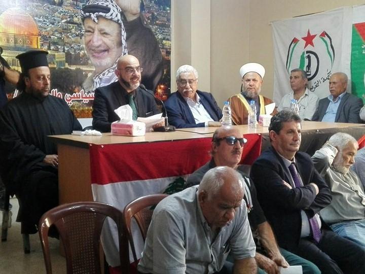 جبهة التحرير الفلسطينية تكرم عدد من المهمتمين بالقضية الفلسطينية