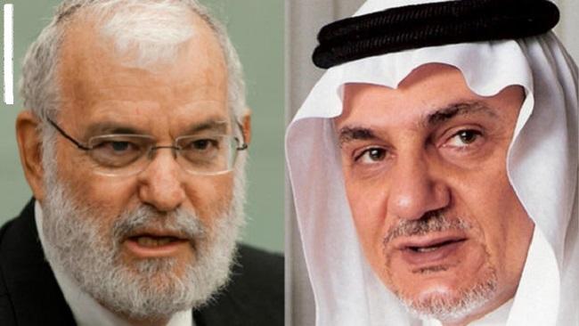 الأمير السعودي تركي الفيصل والجنرال الإسرائيلي يعقوب عميدور