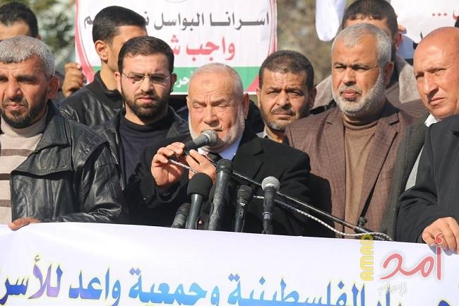 بحر يدعو الفصائل للعمل بكل السبل لتبييض السجون الإسرائيلية من الأسرى الفلسطينيين