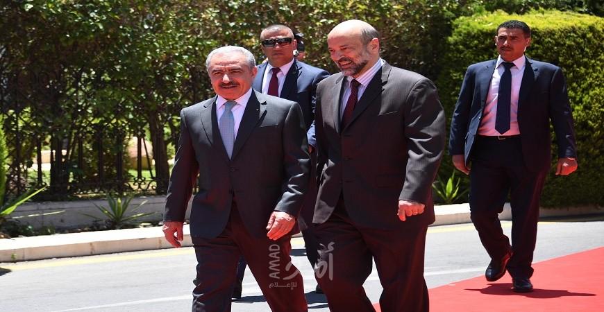 أشتية يشيد بموقف الأردن تجاه "الأونروا" وفي قطاع الصحة