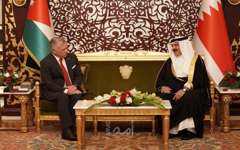 العاهل الأردني يؤكد لنظيره البحريني دعم جهود الحفاظ على سيادة ووحدة أراضي سوريا