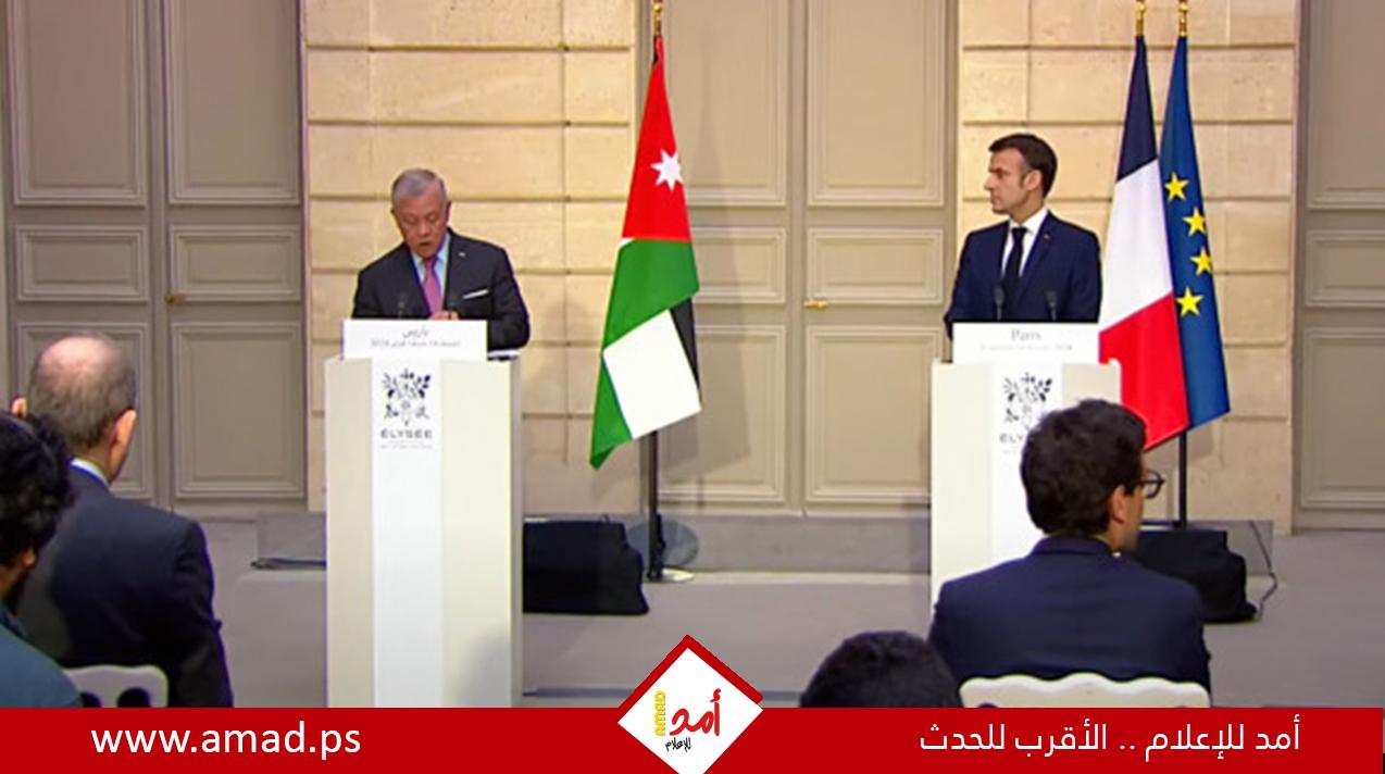 الملك عبد الله: شن هجوم إسرائيلي على رفح سيكون له تبعات  كارثية