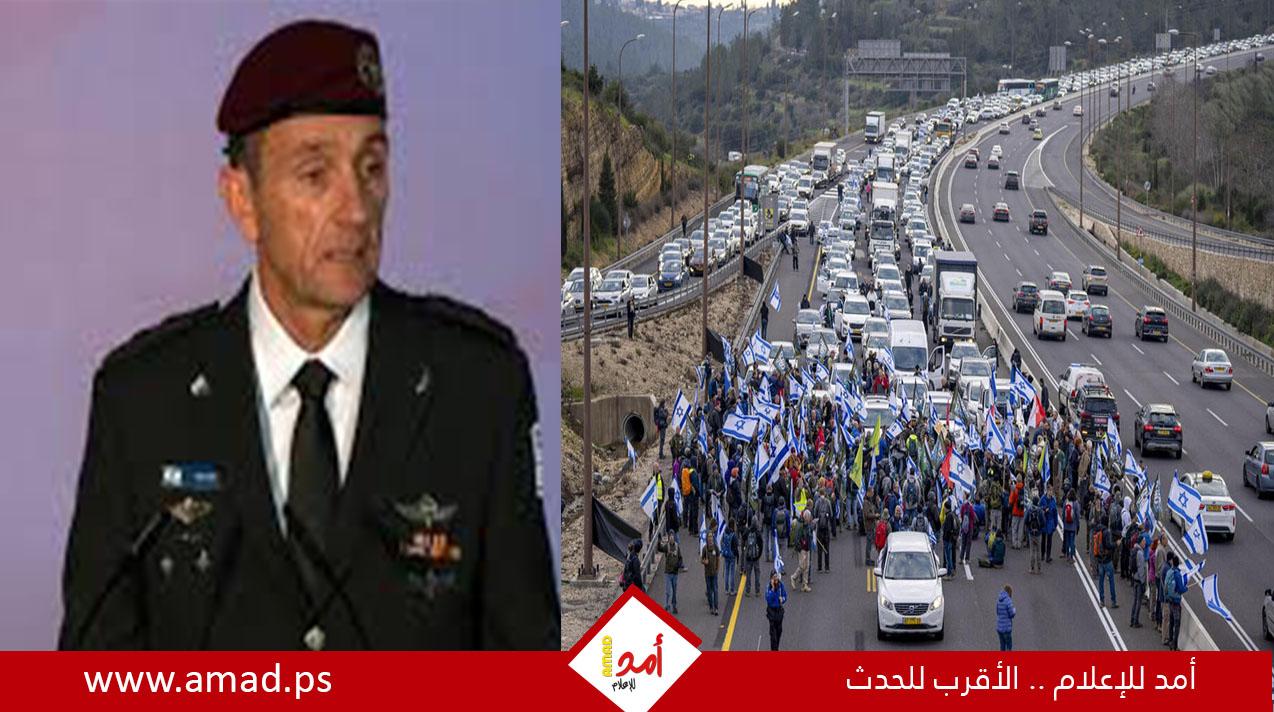 رئيس أركان جيش الاحتلال يطالب الجنود بعدم المشاركة في احتجاجات الثورة القانونية..وباراك يدعوهم للتمرد