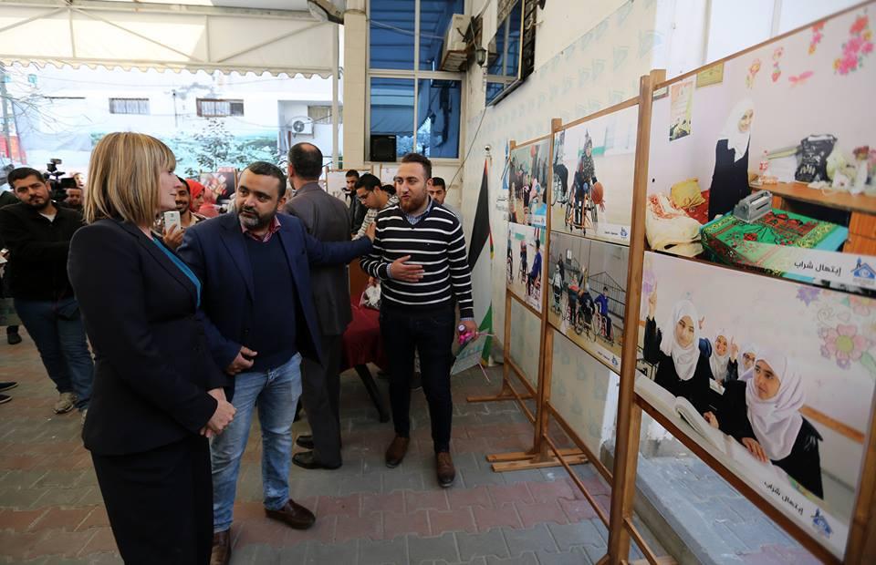 بيت الصحافة في غزة ينظم معرض " أنتن الأمل "بيوم المرأة