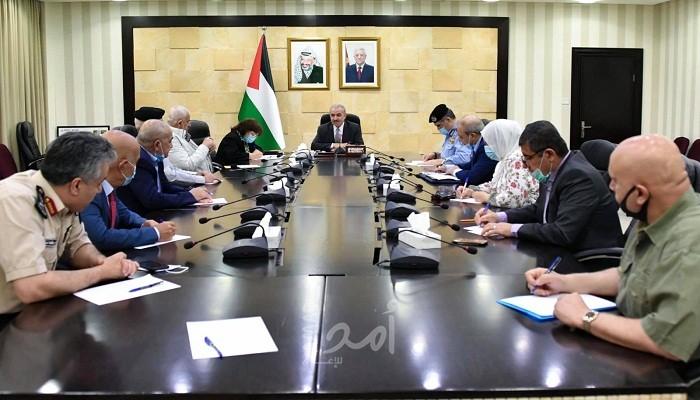 أشتية: اجتماعان متلاحقان لبحث الإجراءات الأمنية والصحية خلال العيد