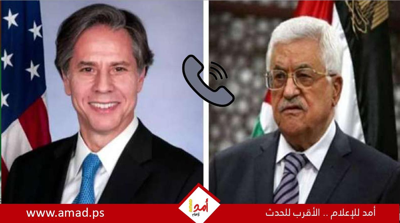 عباس يطالب بضرورة الزام إسرائيل بوقف جميع إجراءاتها أحادية الجانب