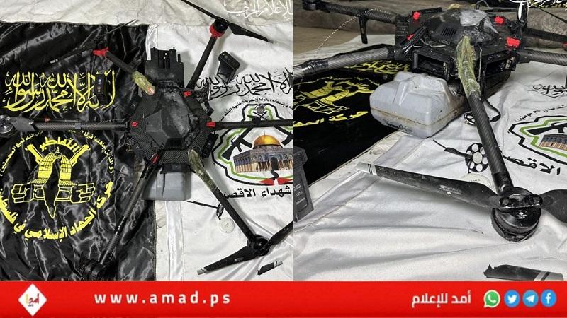 فدائيون يسقطون "طائرة مسيرة" في سماء جنين