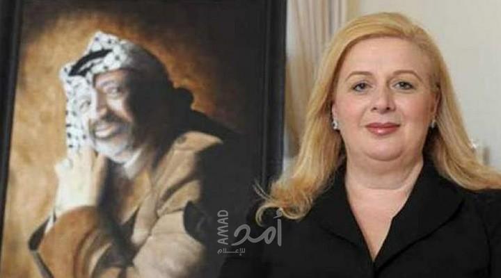 سهى عرفات توضح تصريحات لها نشرتها صحيفة عبرية