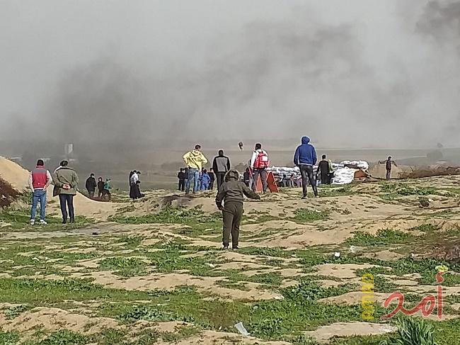 محدث- بالصور والفيديو.. إصابات خطيرة برصاص قوات الاحتلال من بينهم طفل في جمعة غزة عصية على الانكسار