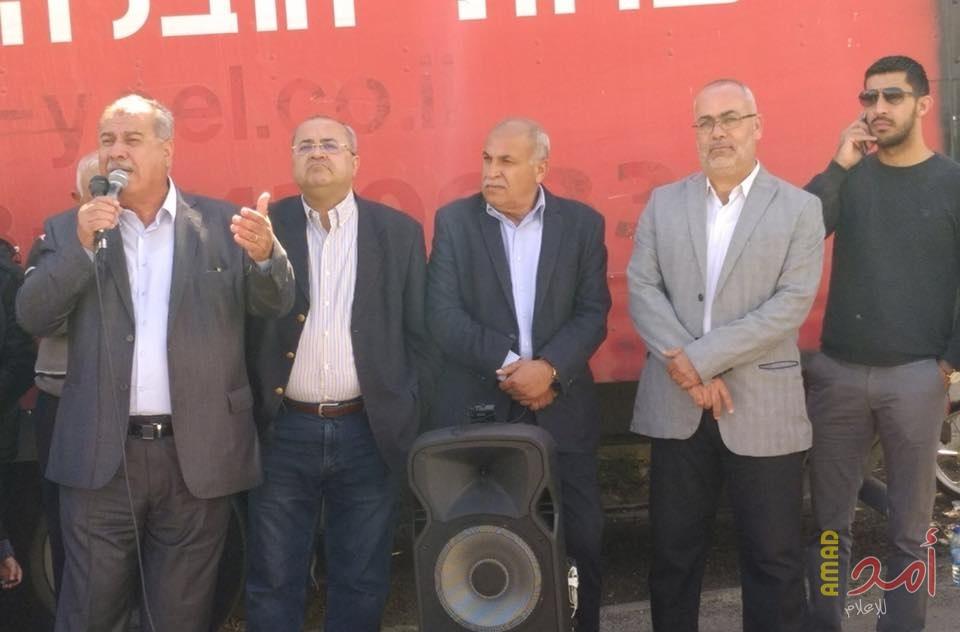 بركة والطيبي: الاحتلال يصعد هجومه على القدس بغطاء إدارة ترامب ونقف إلى جانب أهالي العيسوية