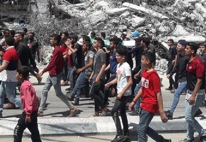 تشييع جثمان الشهيد "يحيى العجلة" في غزة- فيديو وصور