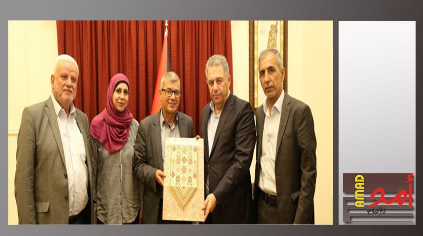 السفير دبور يلتقي رئيس هيئة شؤون الأسرى والمحررين