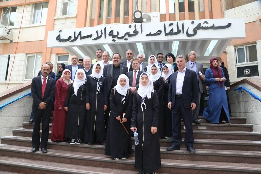 افتتاح مدرسة الإصرار "2" في مستشفى المقاصد بالقدس