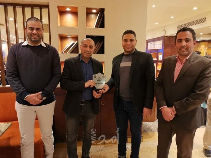 لجنة العلاقات العامة بـ"إصلاحي فتح" تكرم الصحفي المصري عبد الرحيم الليثي