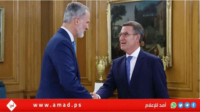 ملك إسبانيا يرشّح زعيم اليمين لرئاسة الحكومة