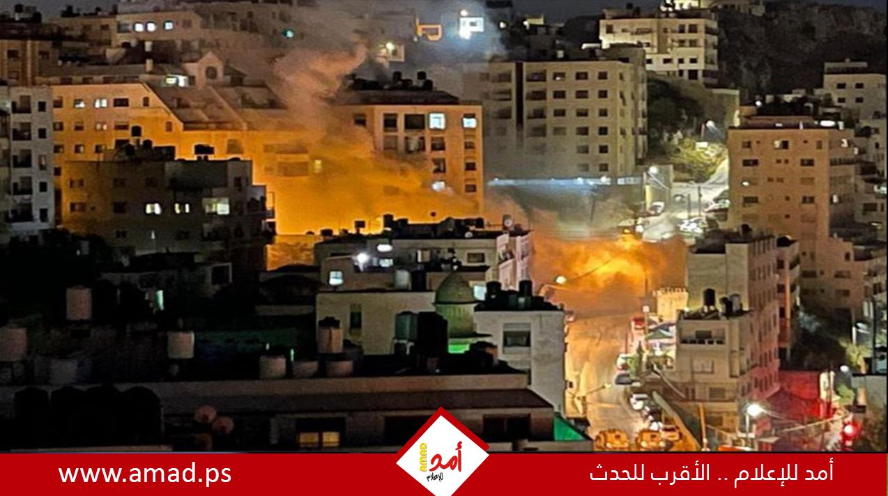 جيش الاحتلال يفجر منزل عائلة الأسير كمال جوري في نابلس- فيديو