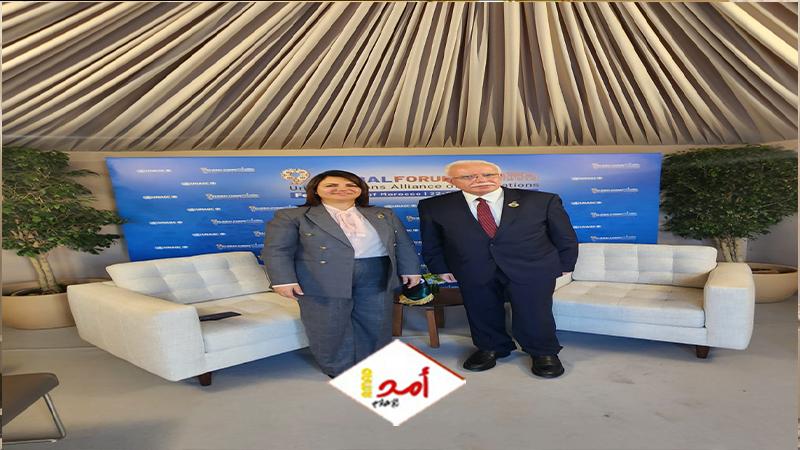 المالكي يلتقي نظيرته الليبية ويطلعها على تطورات القضية الفلسطينية