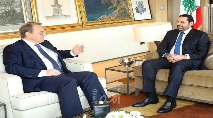 بوغدانوف والحريري يبحثان العلاقات الثنائية والوضع الاقتصادي الذي يعيشه لبنان